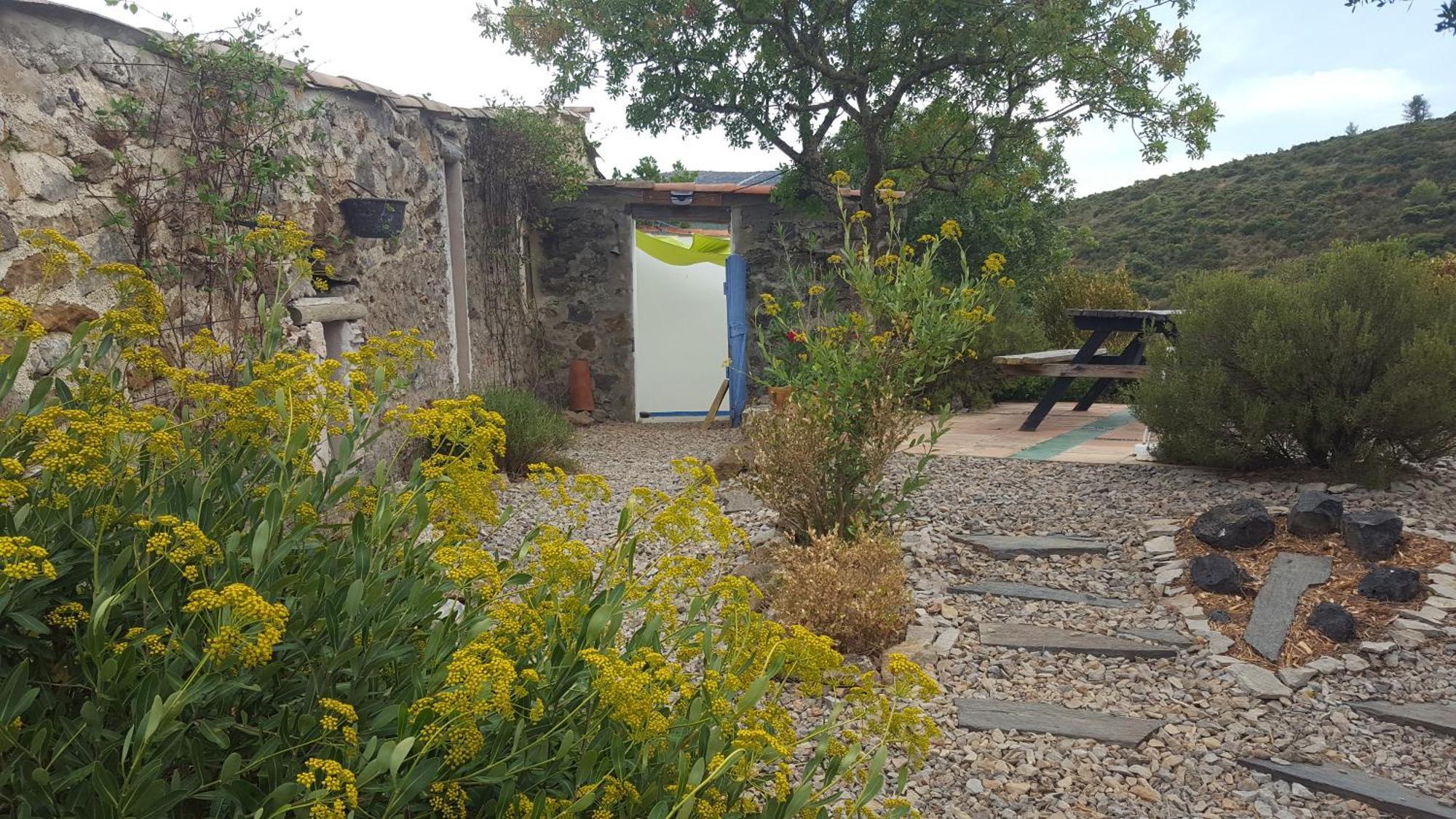 Gite Dans Ancienne Bergerie En Pleine Garrigue Fraissé-des-Corbières Exteriör bild